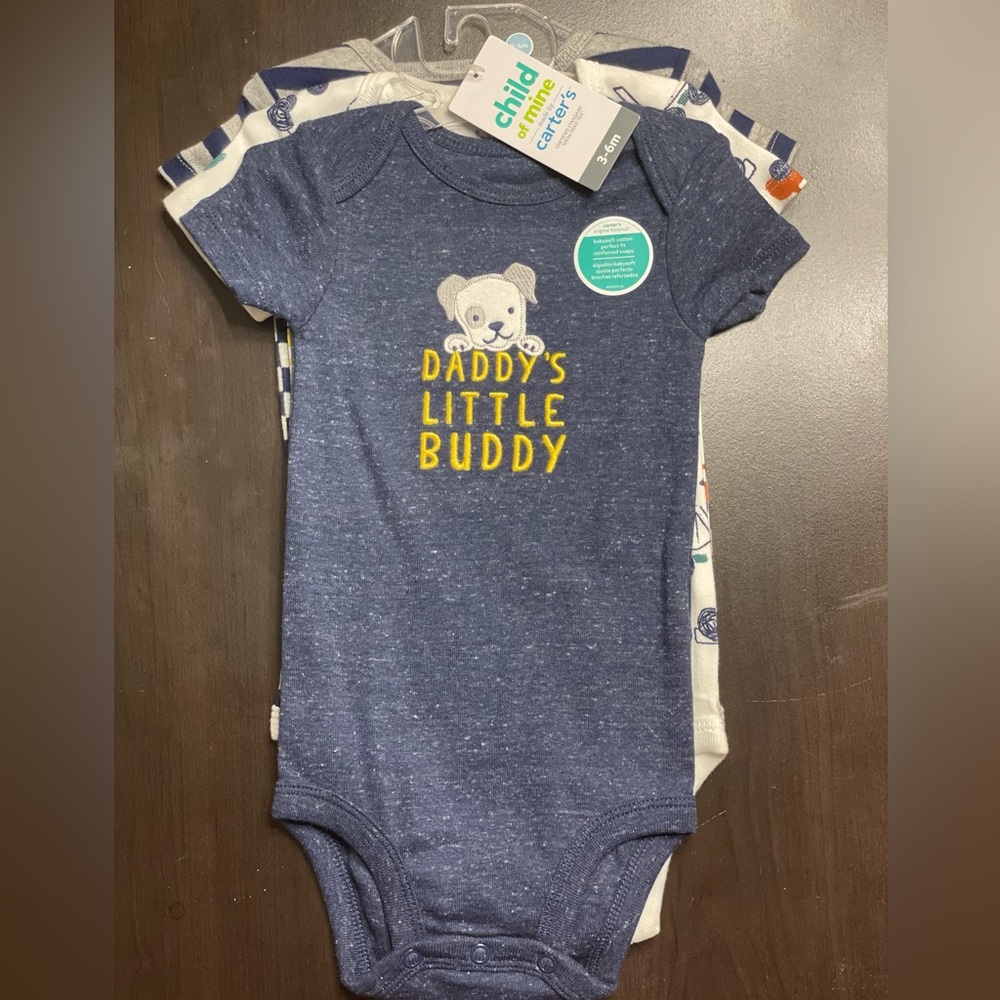 Carters short sleeve Onesie 3 pack
